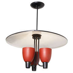 A 1950's Modernist Ceiling Fixture by Gerald Thurston