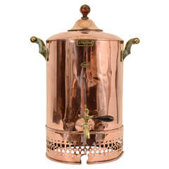 Antique 4 Gallon Copper Tea Urn by "Tala, " England, c. 1900