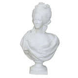 Antique Bisque Bust of Marie Antoinette
