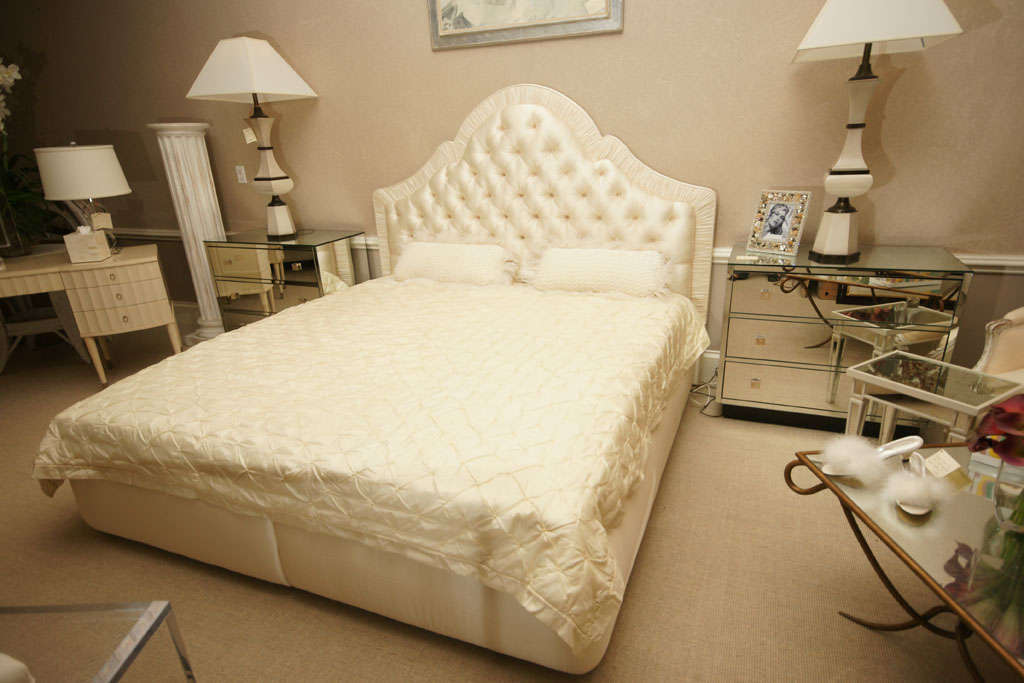 20th Century Magnificent Hollywood Regency King Size Bed