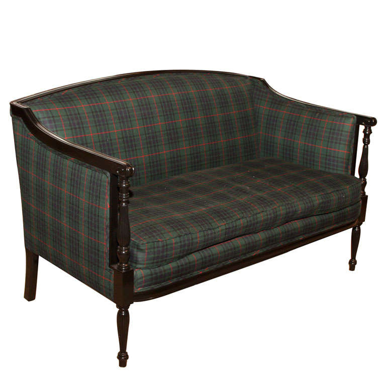 Tartan Loveseat For Sale