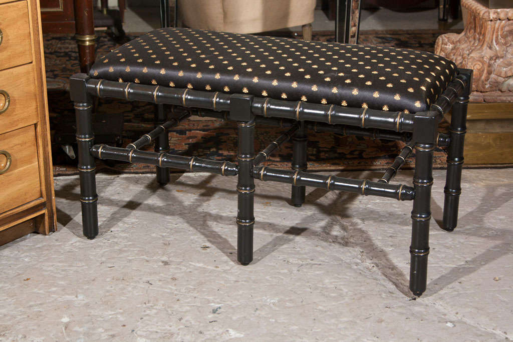 Pair of Bamboo Benches