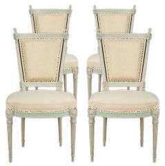Set of 4 French Directoire Style Chairs