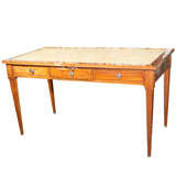 Vintage Mahogany Leather Top Desk Maison Jansen
