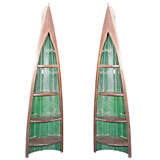 Pair of Decorative Canoes