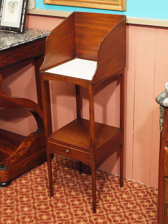 English Colonial Mahogany Drinks Stand