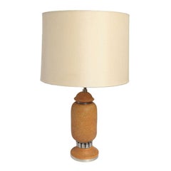 French Art Deco Ceramic Table Lamp