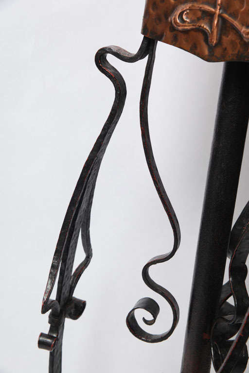 An English Arts & Crafts Floor Lamp signed Benham & Froud 3
