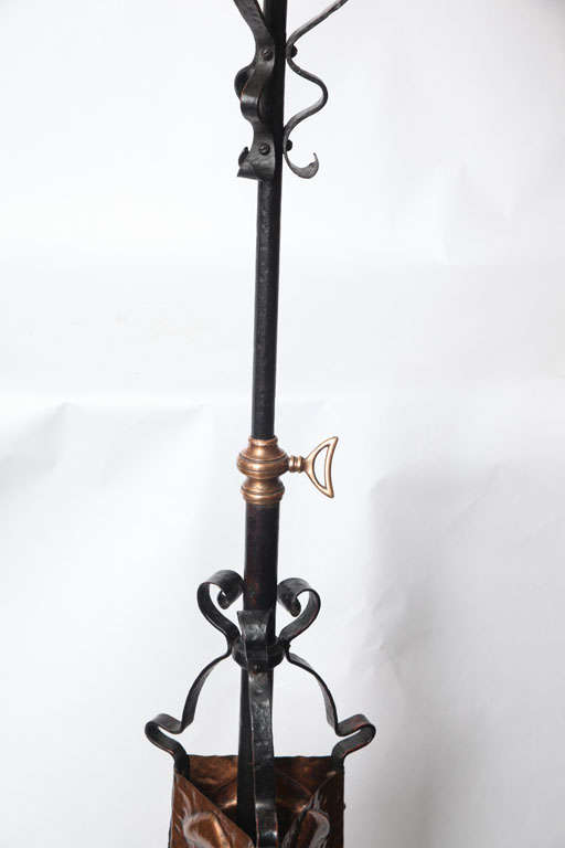 An English Arts & Crafts Floor Lamp signed Benham & Froud 6