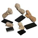Stone Hands on Stands