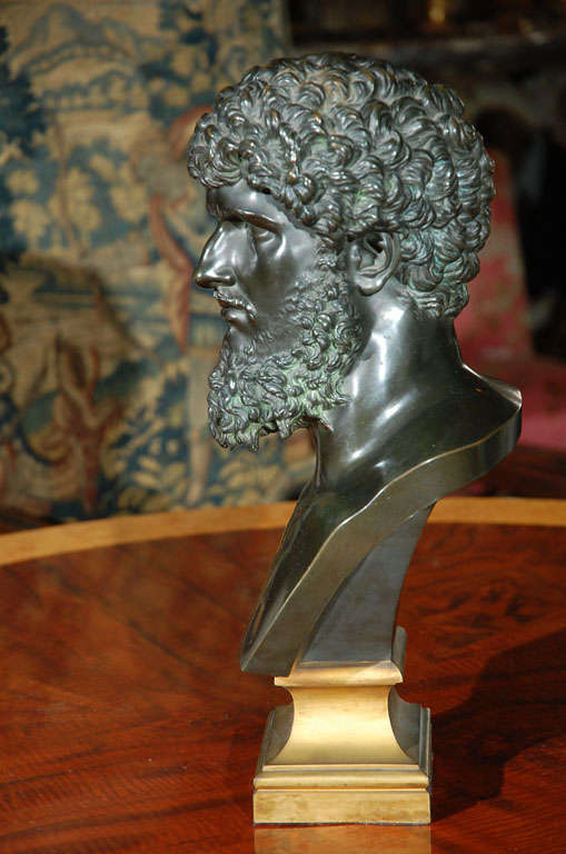Bronze Bust Of Lucius Verus 2