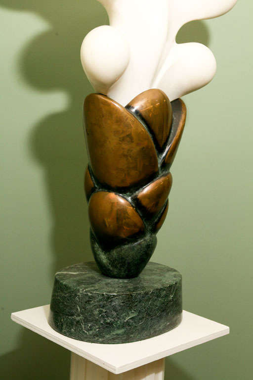 Marble Sculpture by Miklos Sebek In Excellent Condition In New York, NY