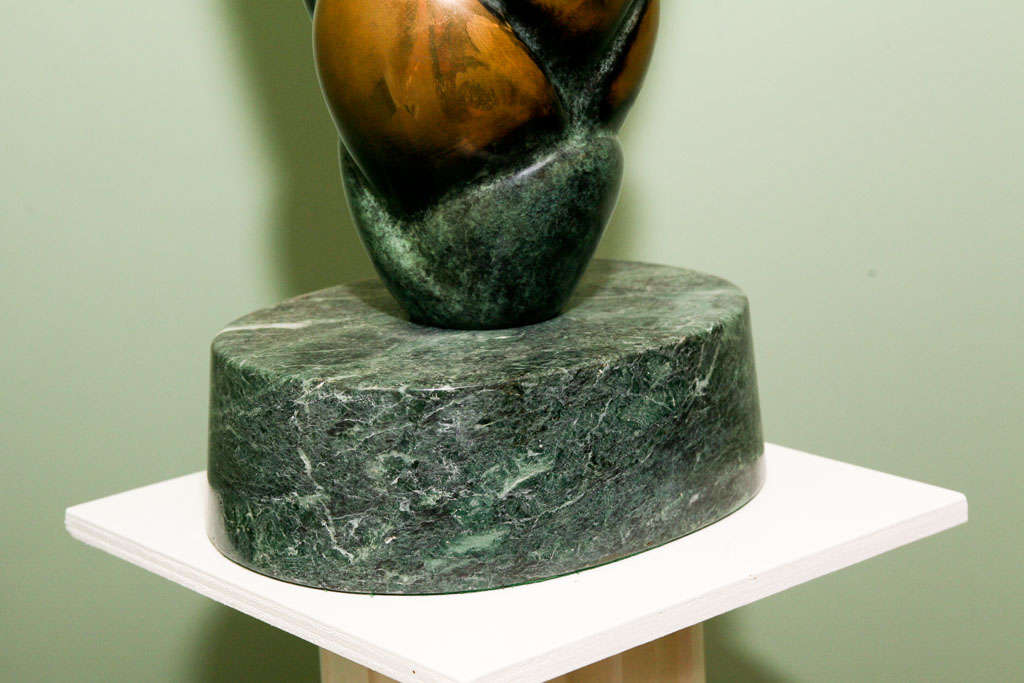 Bronze Marble Sculpture by Miklos Sebek