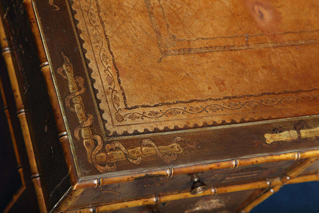 An English Regency Period Double Pedestal Partners Desk 3
