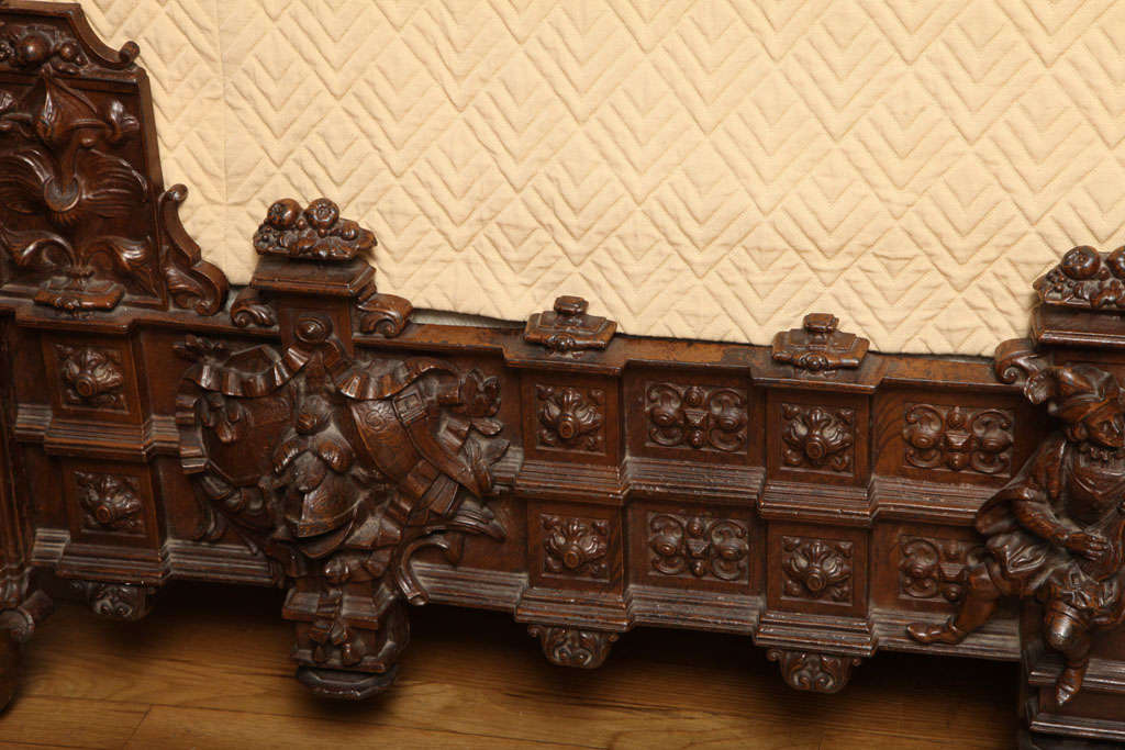 A French Painted Iron Neo Gothic Daybed 2