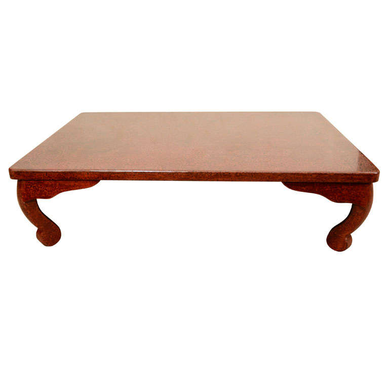 Japanese Meiji Wakasa Lacquered Low Table