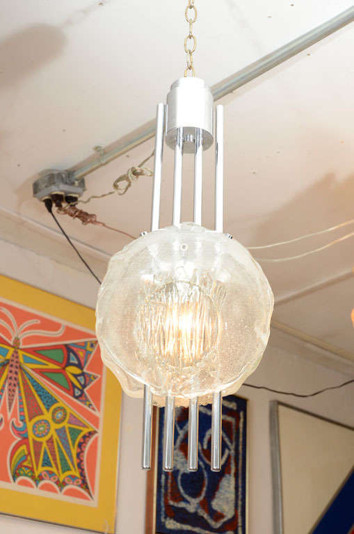 Sculptural Pendant Light by Angelo Brotto