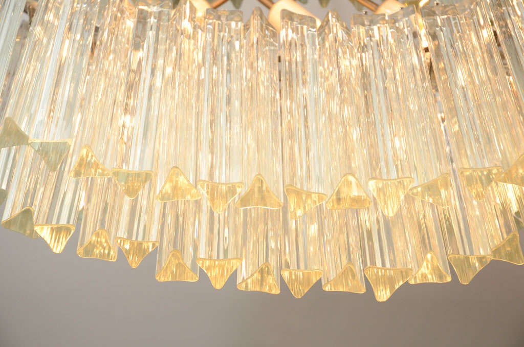 Italian Crystal Chandelier by Camer For Sale 1