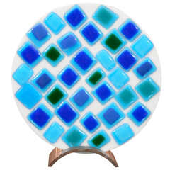 Decorative Mosaic Glass Plate