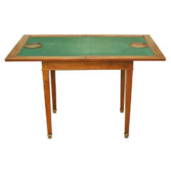 Early 19th Century French Folding Games Table