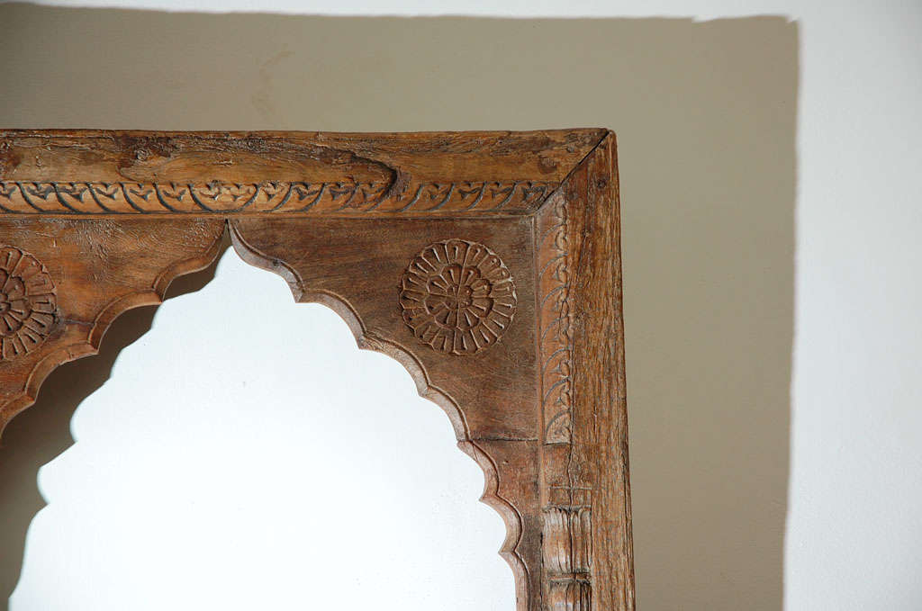 19th Century South Indian Architectural Arched Carved Frame 3