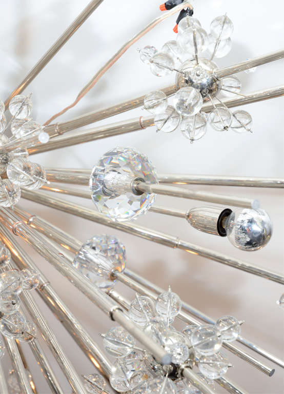 Nickel Custom Handmade Crystal Sputnik