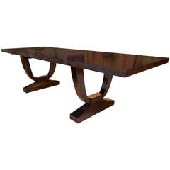 Antique Carson Dining Table with End Leaves