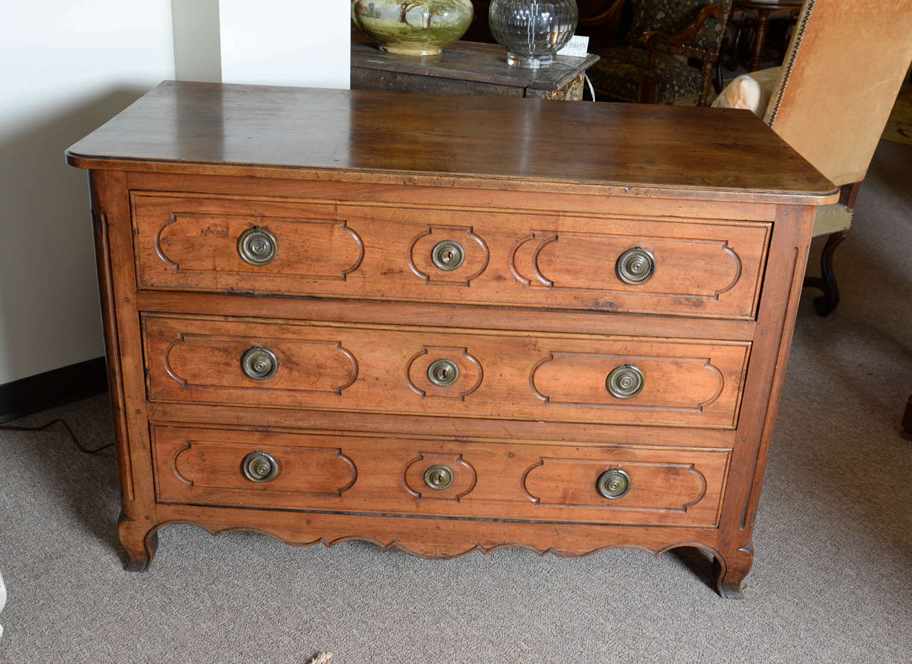 19th Century Walnut Commode from France