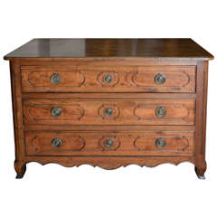 19th Century Walnut Commode from France