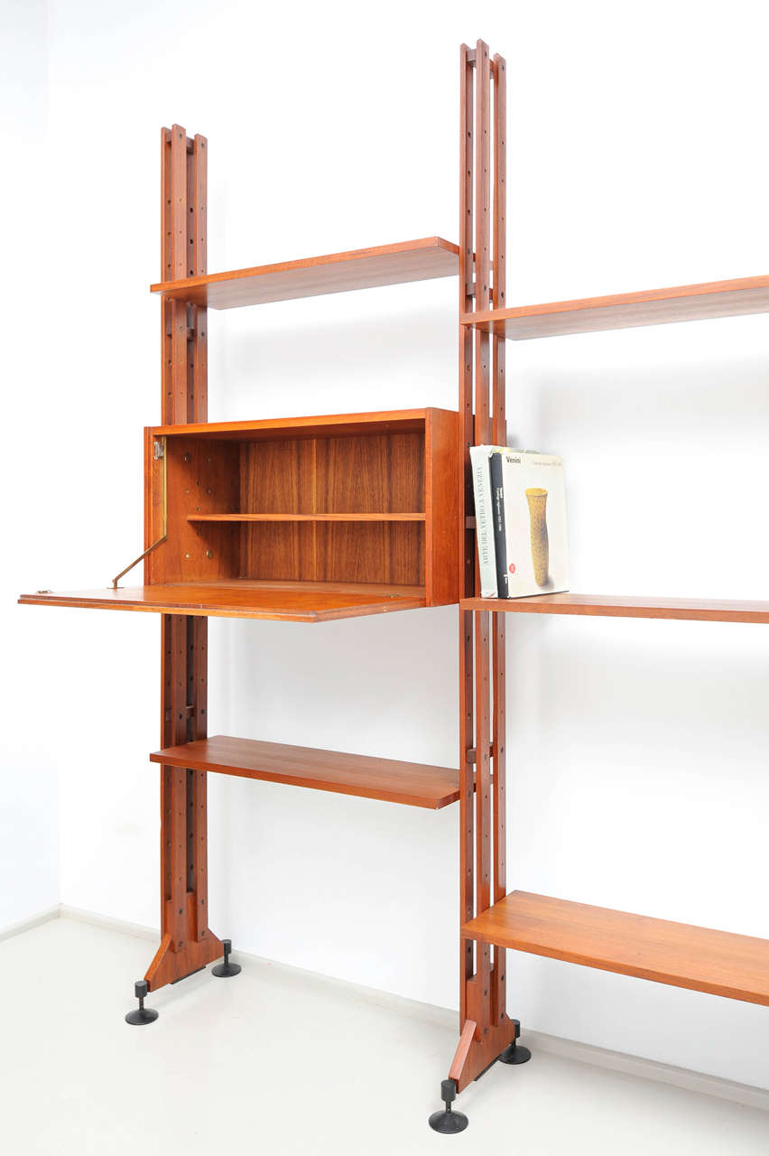 Italian Albini Bookcase  LB10 For Sale