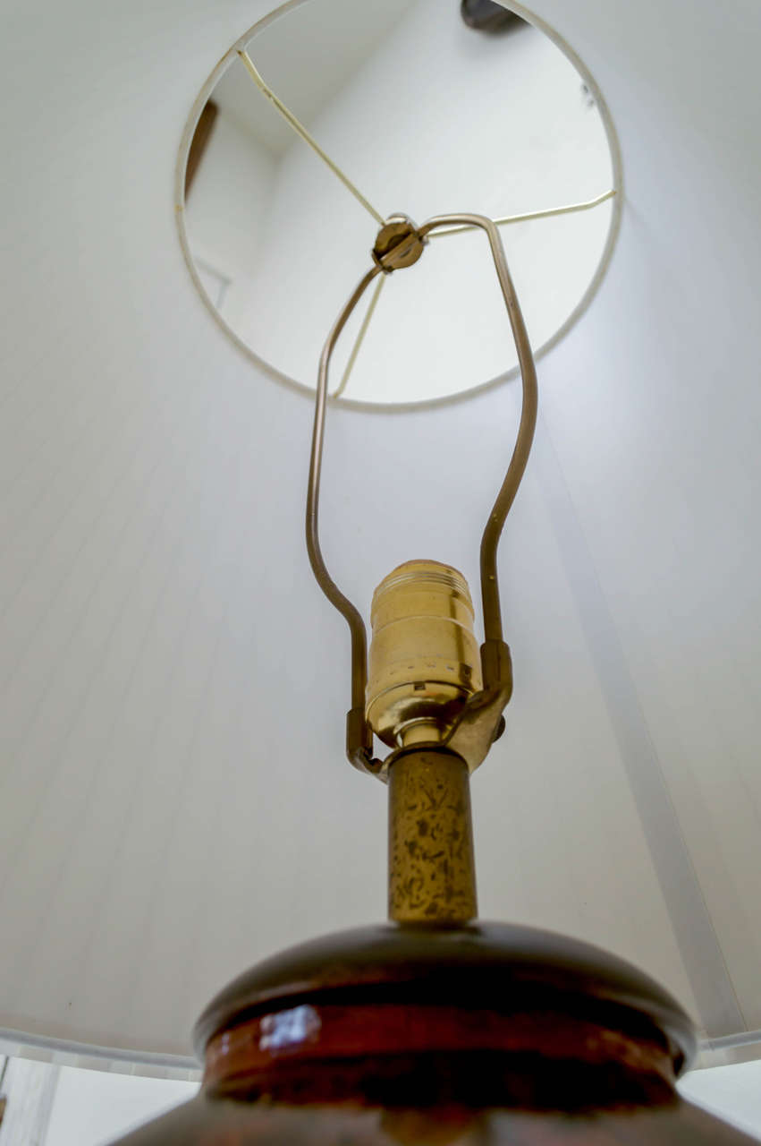 Persian Papier Mâché Vase as Lamp 3