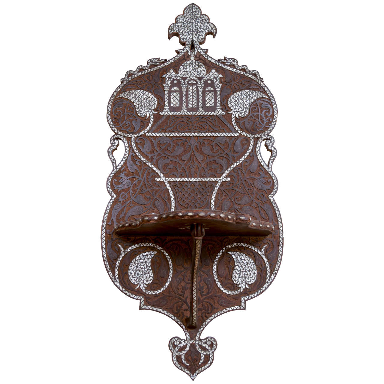 19th Century Anglo-Indian Wall Shelf For Sale