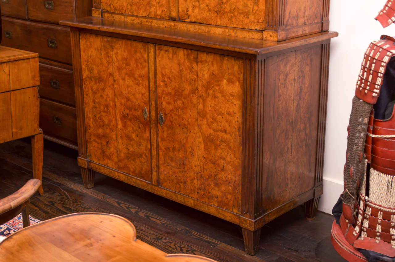 19th Century German Biedermeier Cabinet In Good Condition For Sale In San Francisco, CA