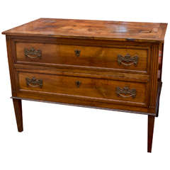 18th Century Italian Neoclassic Two-Drawer Commode 6