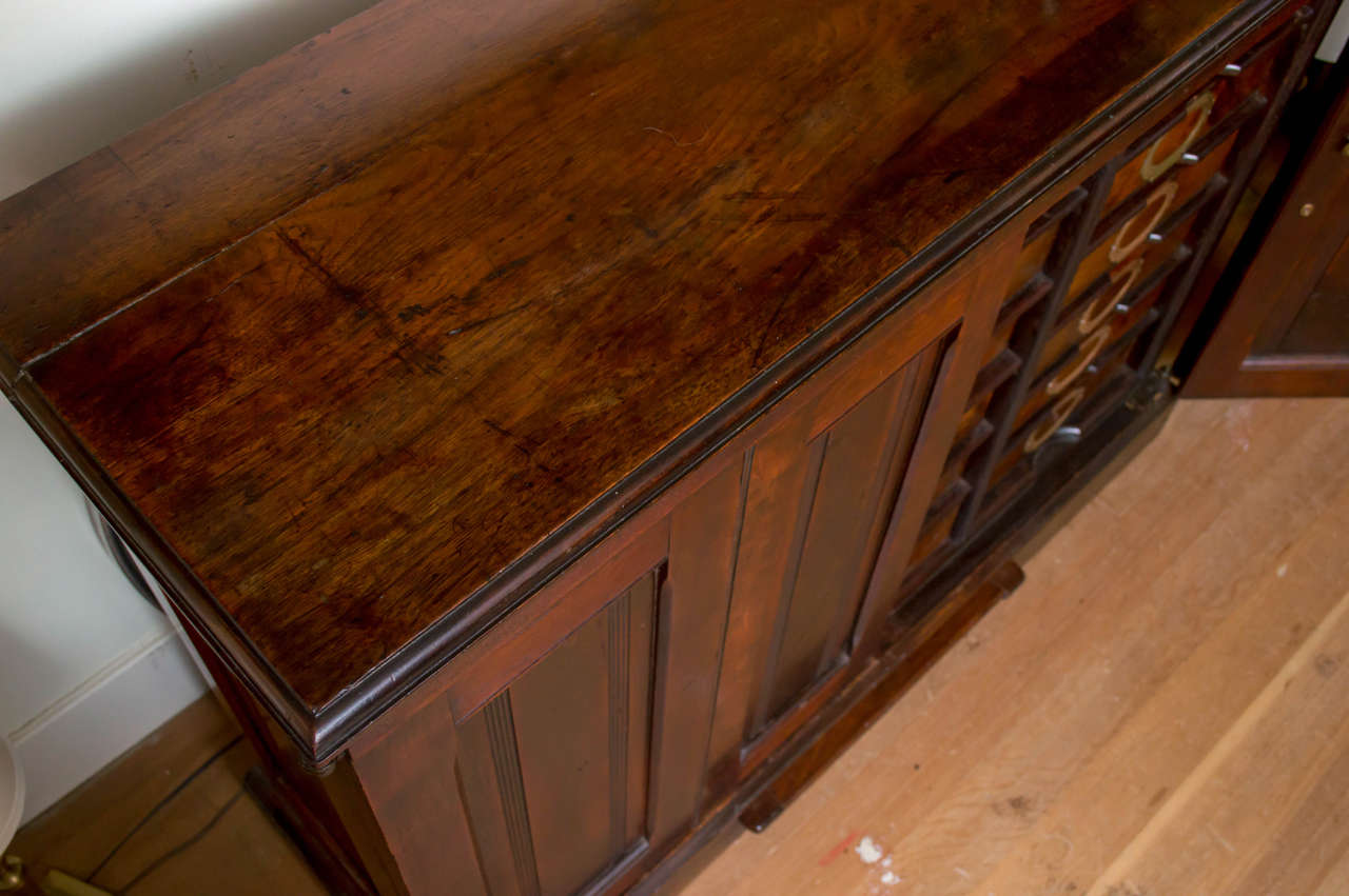 Late 19th Century English Victorian Walnut File Cabinet 5