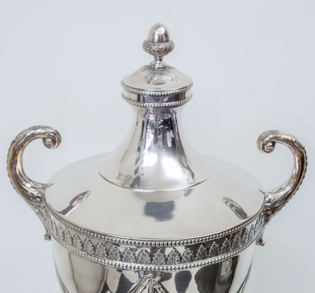 Late Georgian Sheffield Silver Urn 1