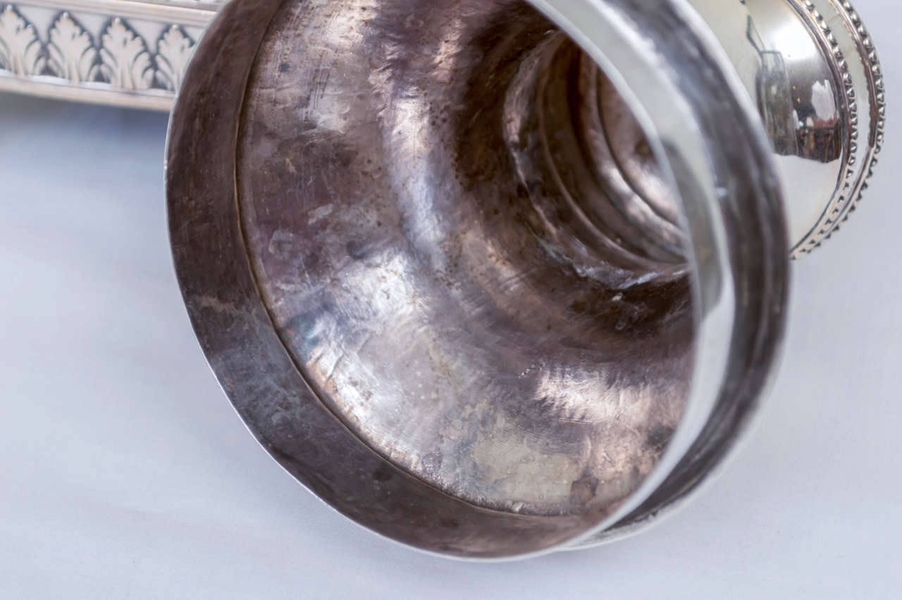 Late Georgian Sheffield Silver Urn 2