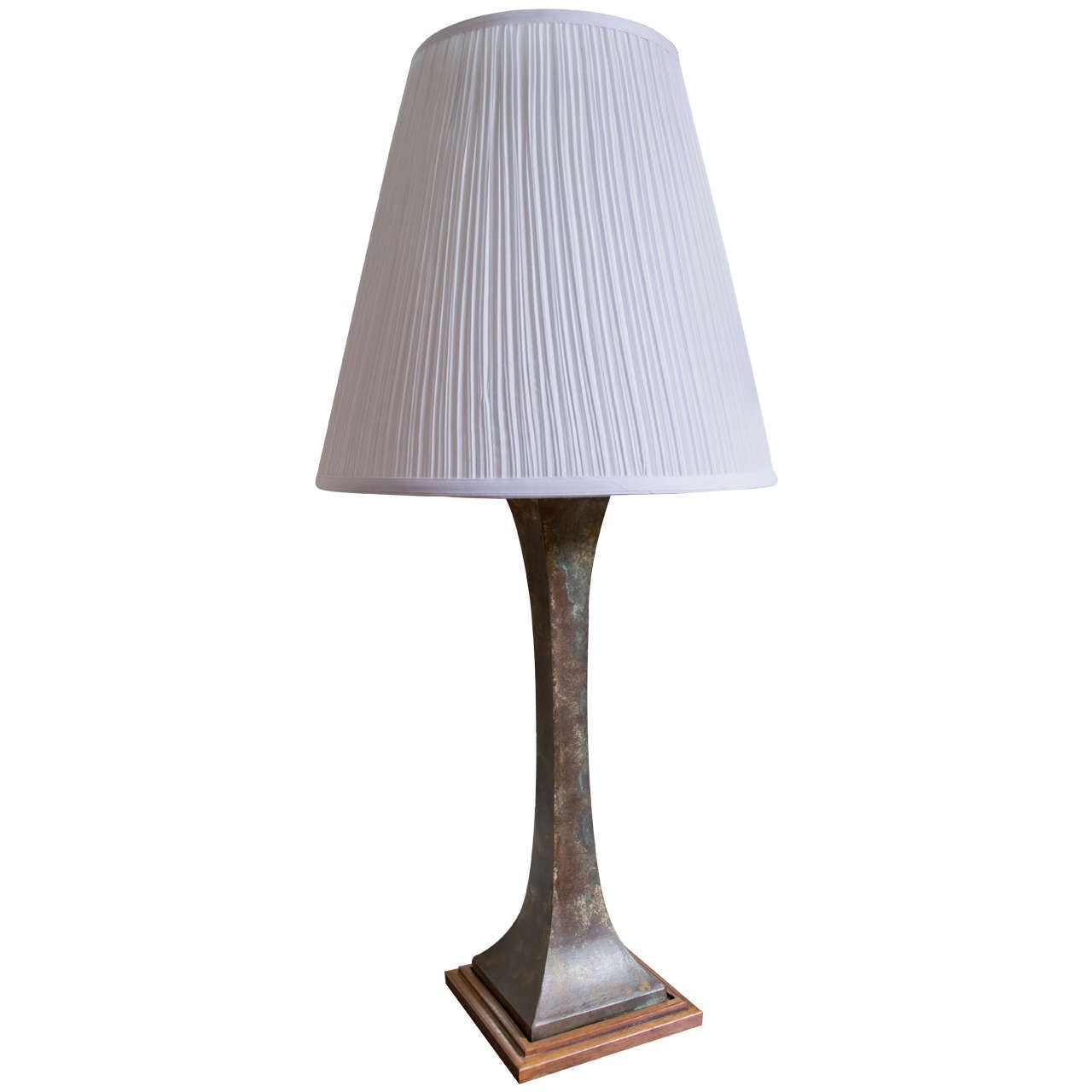 Bronze Verdigris Lamp For Sale at 1stdibs