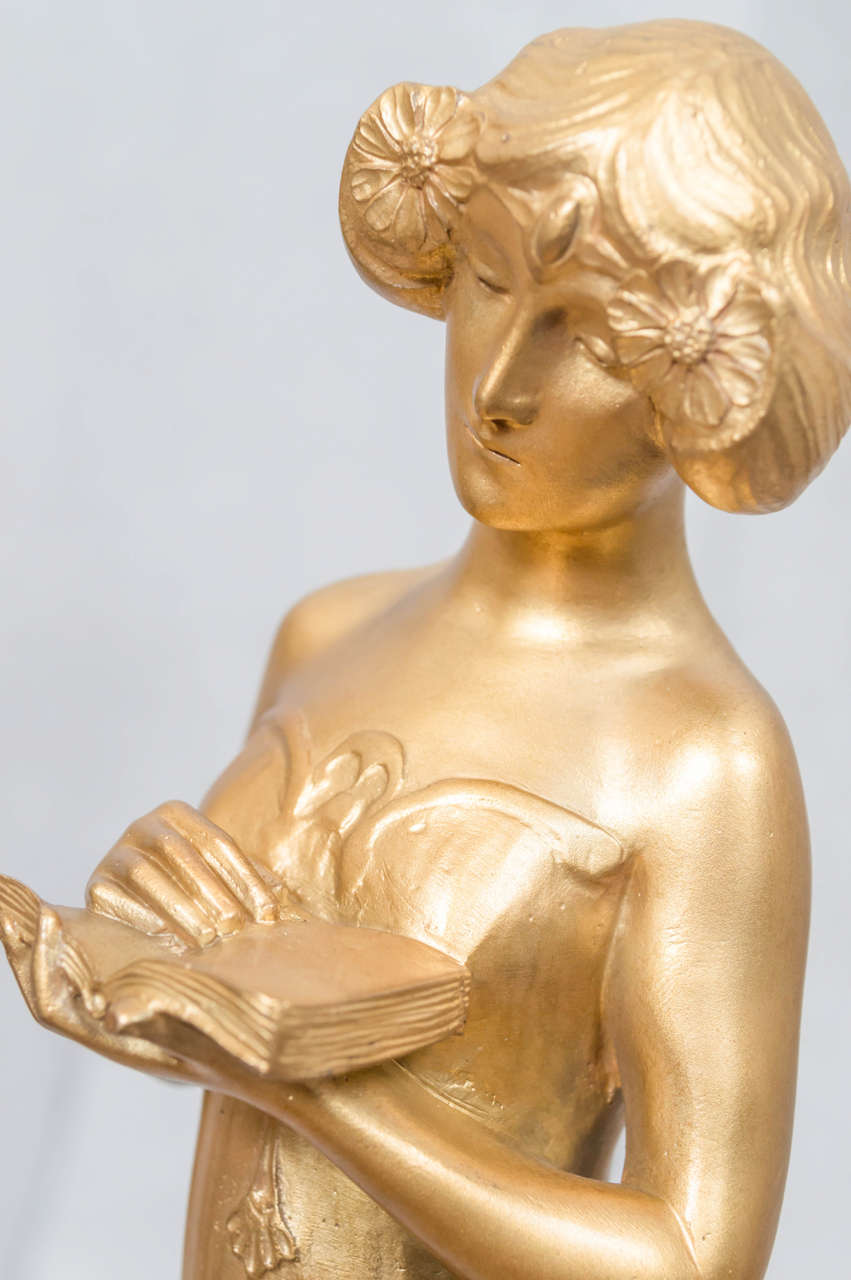 Art Nouveau Bronze, Secessionist Style by Charles Korschann 3