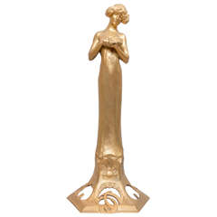 Art Nouveau Bronze, Secessionist Style by Charles Korschann