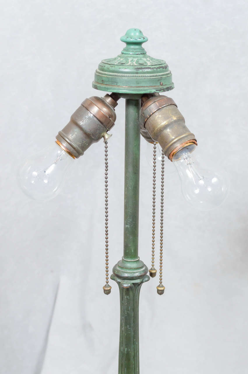 20th Century Leaded Glass Table Lamp by Wilkinson