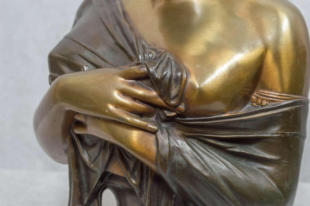 Gilt Bronze Bust of a Beauty