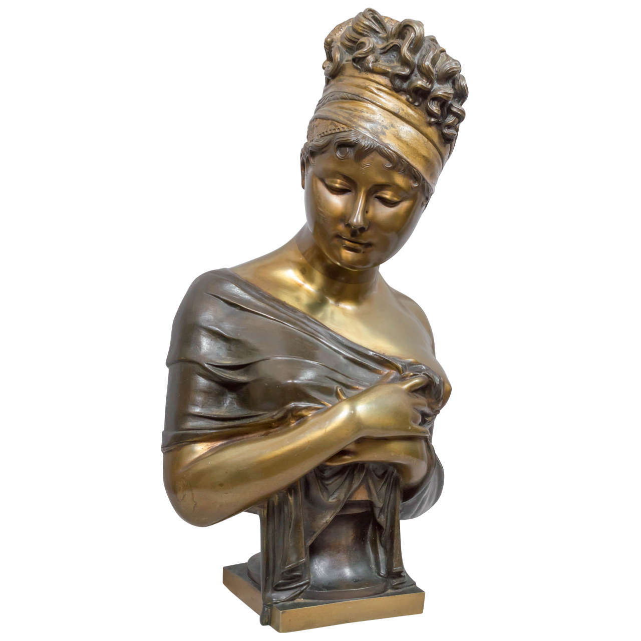 Bronze Bust of a Beauty