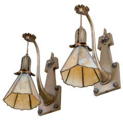 Pair of Arts and Crafts Sconces