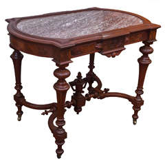 Renaissance Revival Victorian Library Table