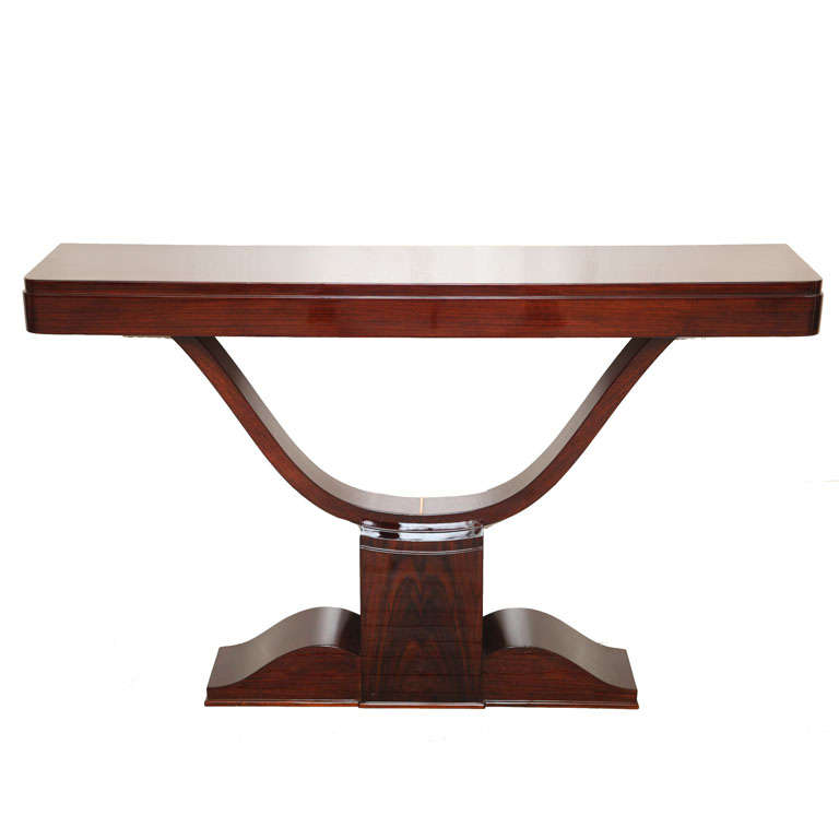 Art Deco Wall Console Table For Sale