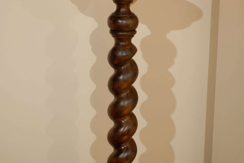 20th Century Fantastic 20th C. Barley Twist Floor Lamp