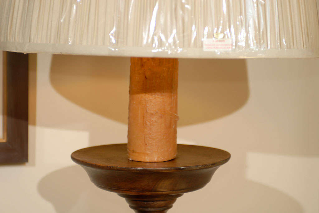 Fantastic 20th C. Barley Twist Floor Lamp 1