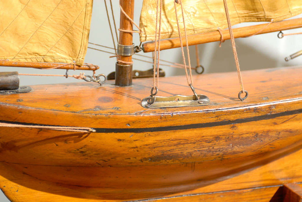 19th Century English Pond Yacht 2