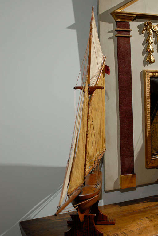 19th Century English Pond Yacht 5